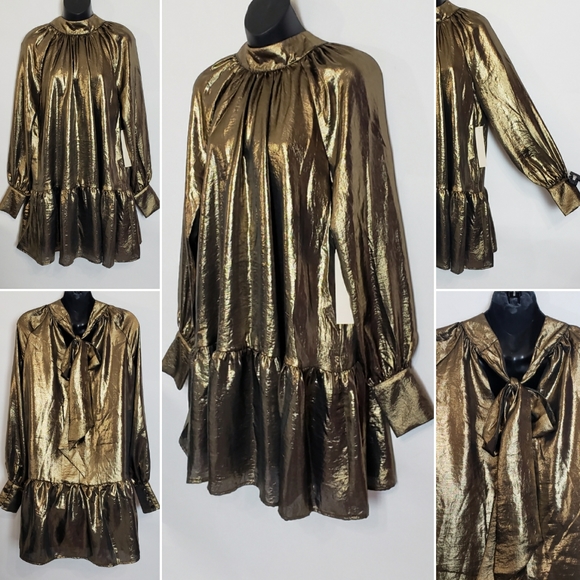 Kate Hudson Flare Ruffle Hem Dress - Picture 4 of 8